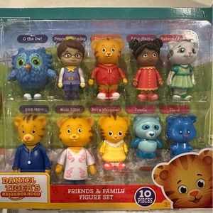Daniel Tiger and Friends figurines